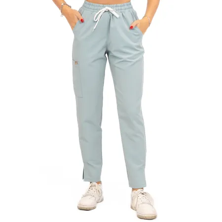 Spodnie medyczne MEDI TEDDY - NAVARETTE MISTY BLUE